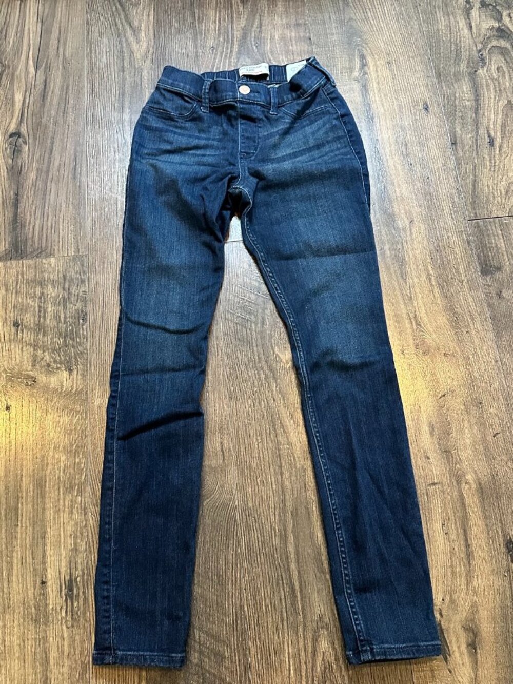 GUC Abercrombie Kids Pull-On Jean Legging Dark Wash Skinny Jeans Size 13/14 Blue